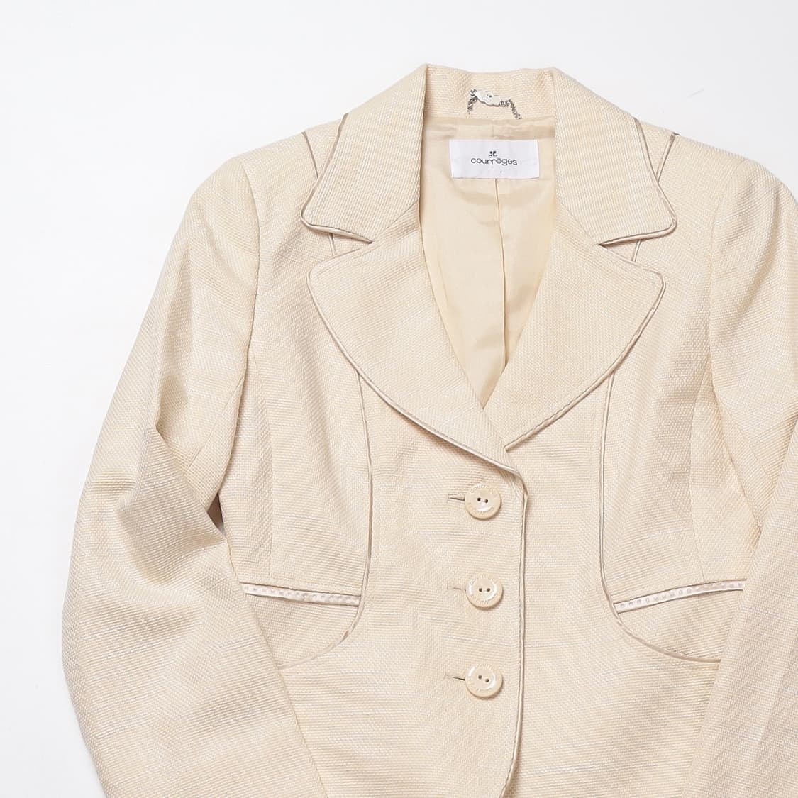 Courreges 3버튼 블레이저자켓 상품이미지2