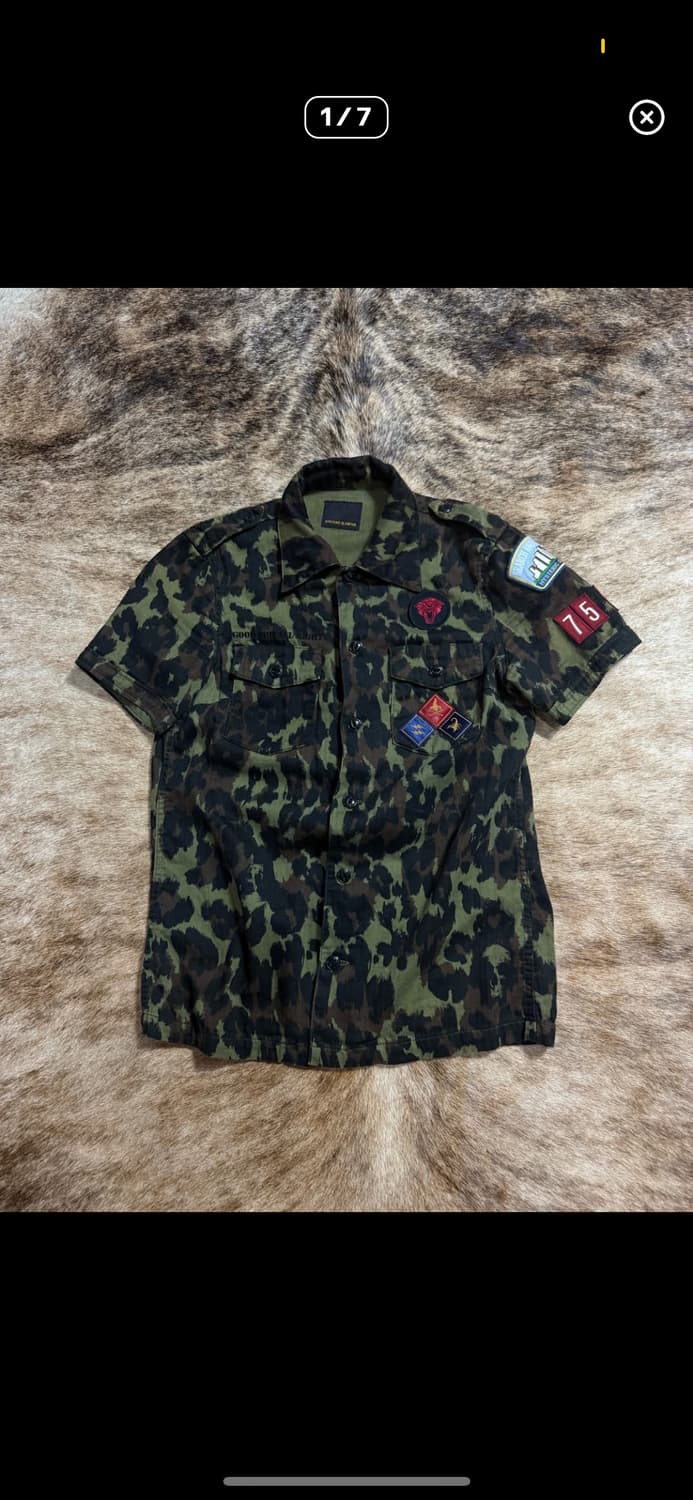 히스테릭글래머 카모 호피 빈티지 셔츠 상품이미지1
