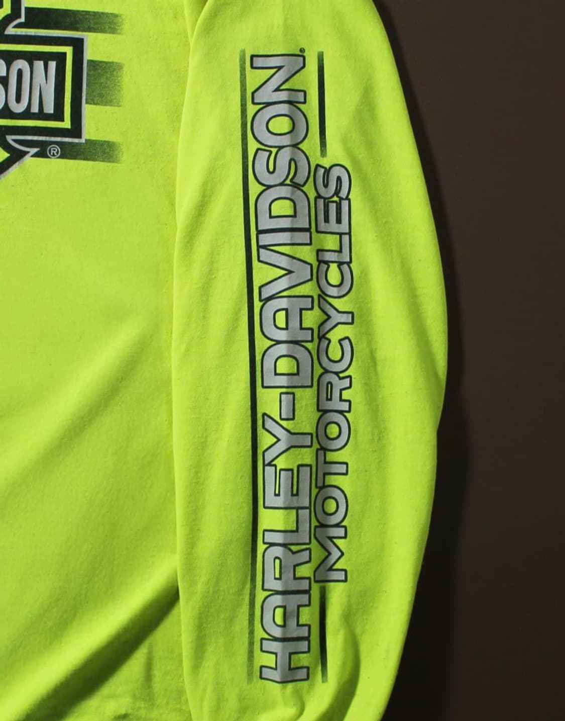 Harley Davidson 할리데이비슨 19 포틀랜드 딜러네온 롱슬리브 상품이미지5