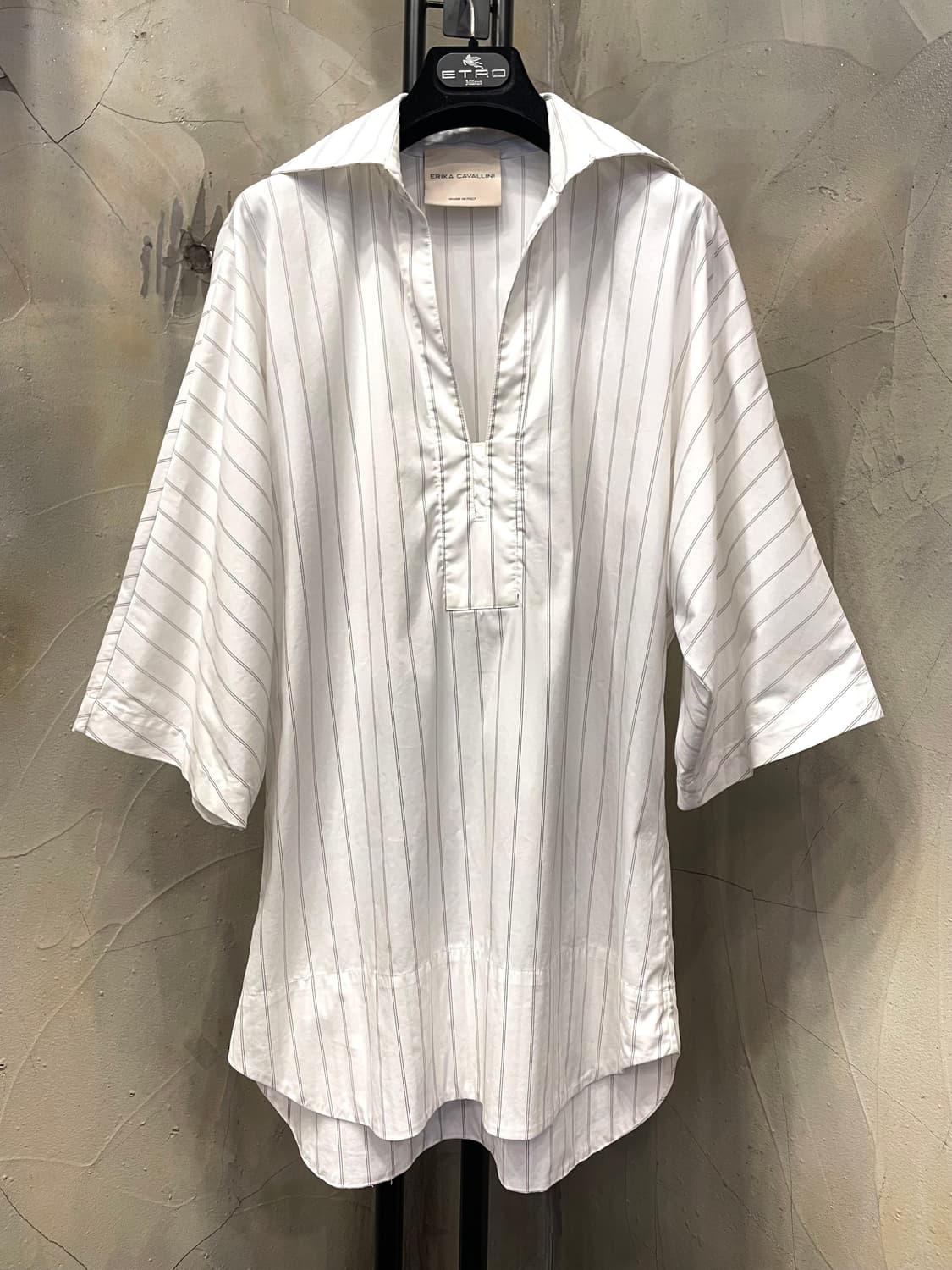 Erika Cavallini 에리카 카발리니 롱 블라우스 셔츠 66~77 상품이미지1