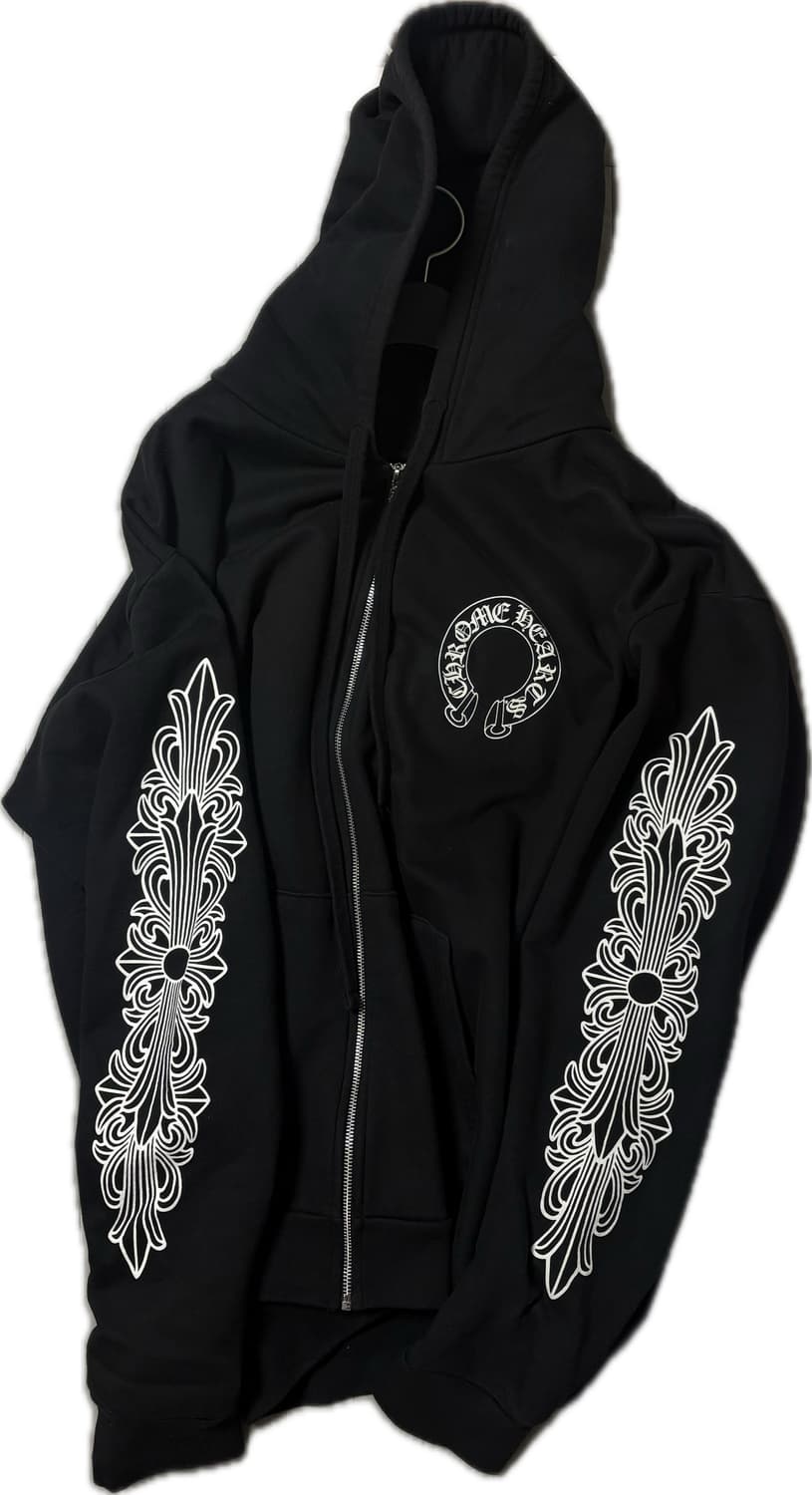 크롬하츠 플로랄 후드집업XL 신세계발 상품이미지2