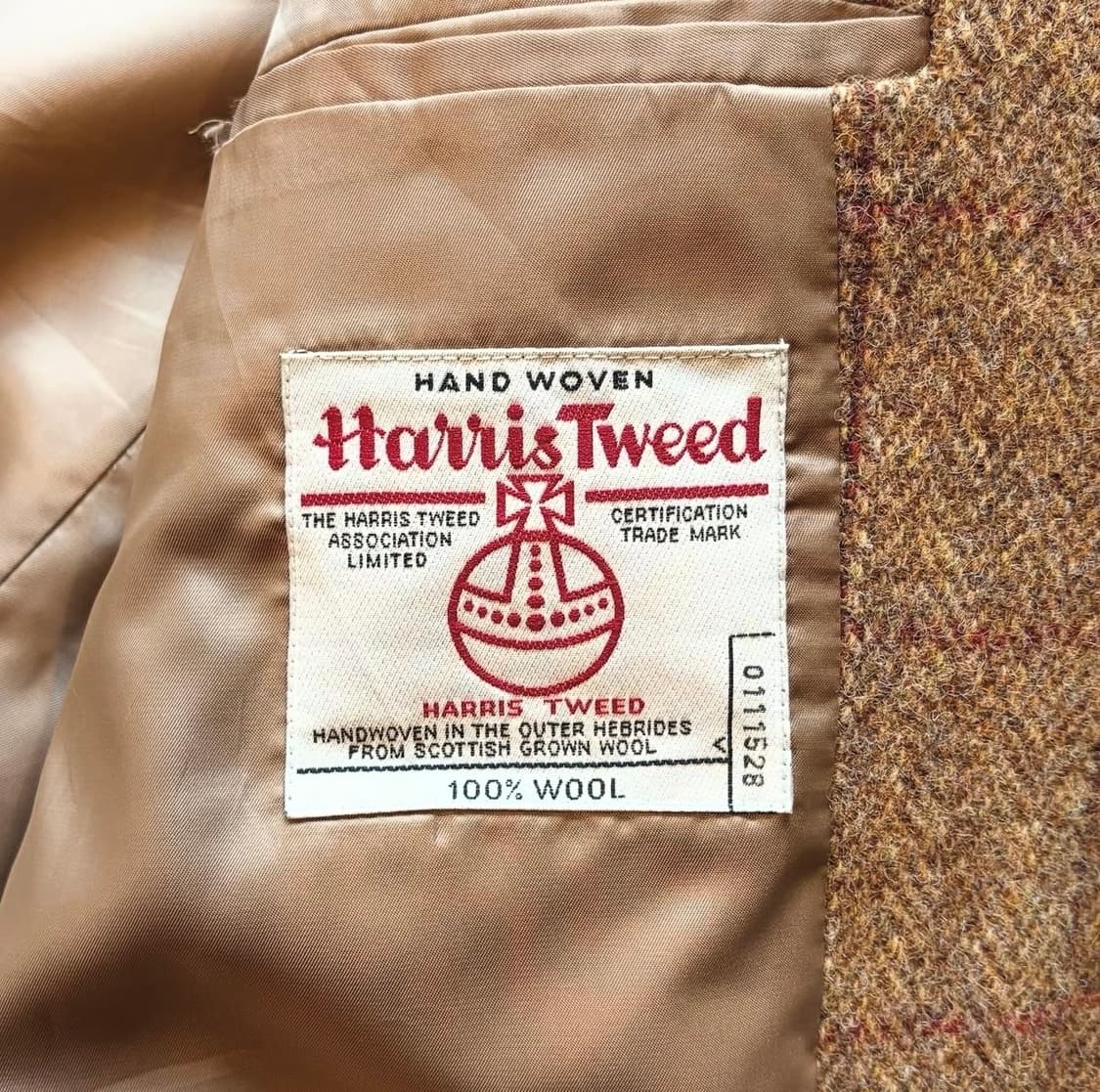 POWER CENTER x Harris Tweed 울 블레이저 상품이미지8