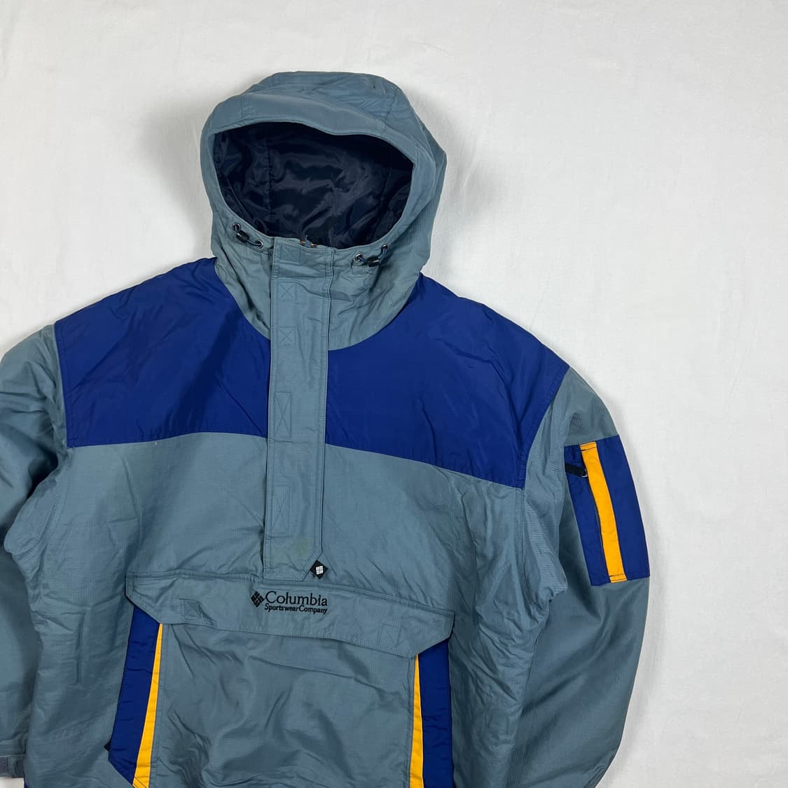 90’s 콜럼비아 스포츠웨어 풀오버 후드 푸퍼자켓 상품이미지2