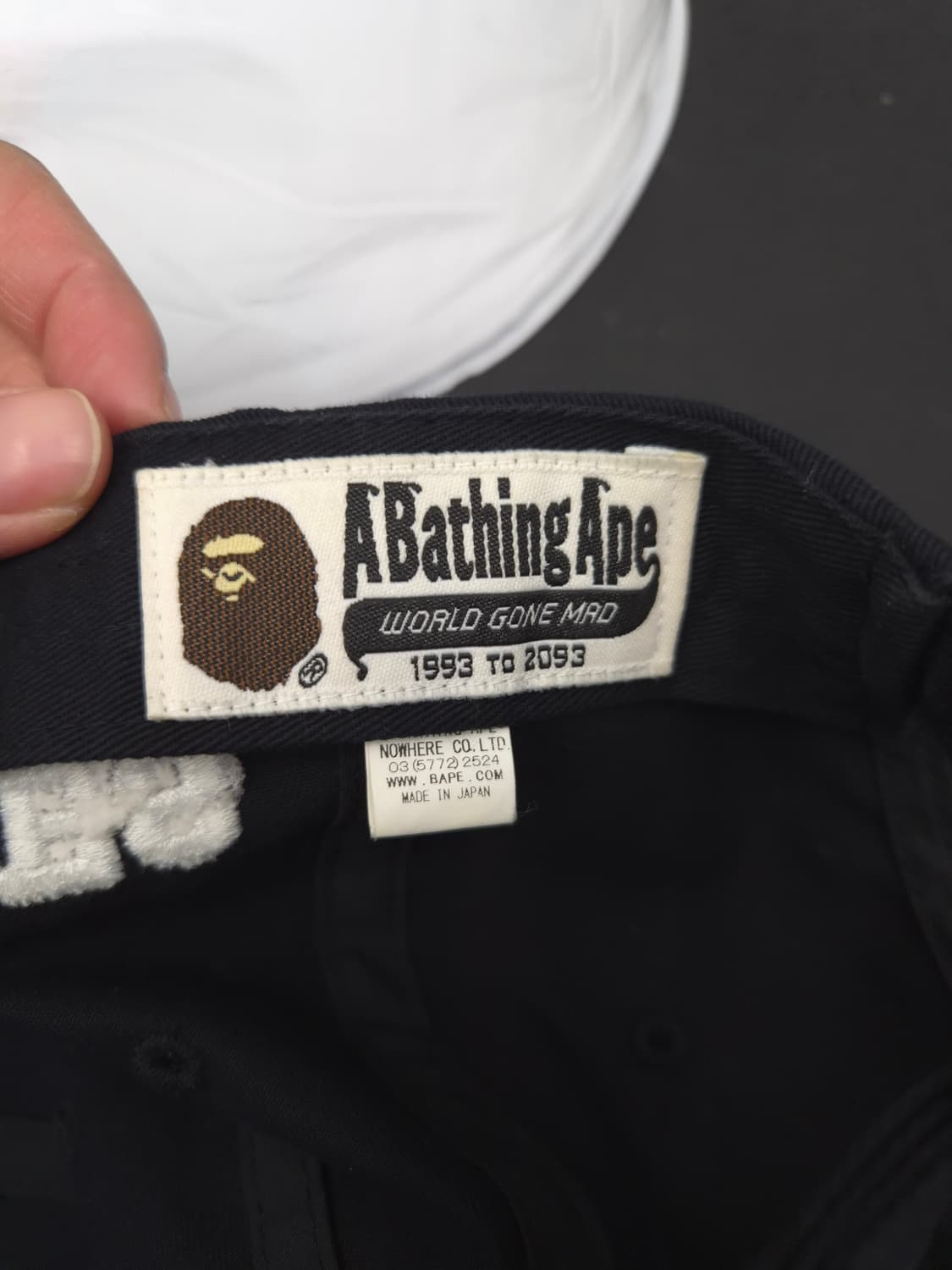 BAPE 베이프 Busy Works 볼캡 블랙 상품이미지5