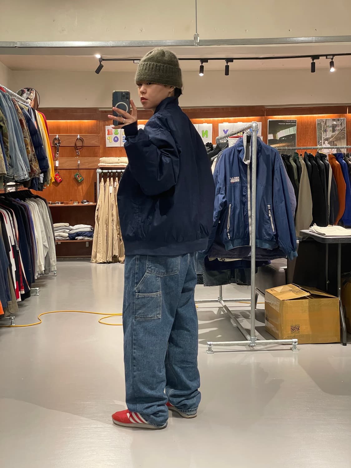 빈티지 빅사이즈 리얼 워크 자켓   상품이미지5