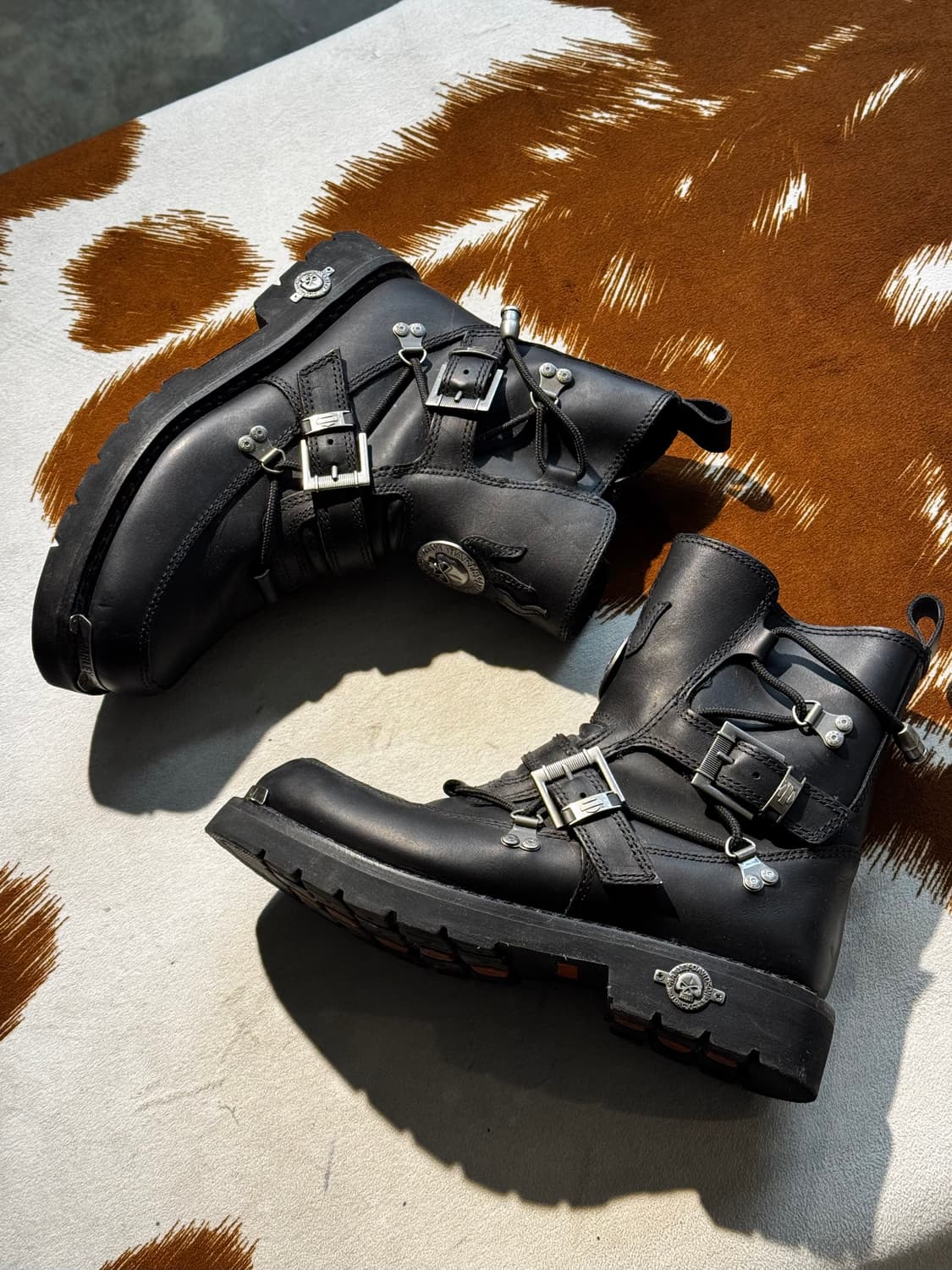 할리데이비슨 버클 스트랩 펑크 부츠 (280) 상품이미지4