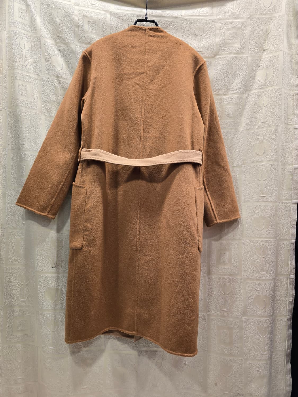 거의새거) 고비 캐시미어 100% 핸드메이드 리버시블 코트 42/XS(4 상품이미지5