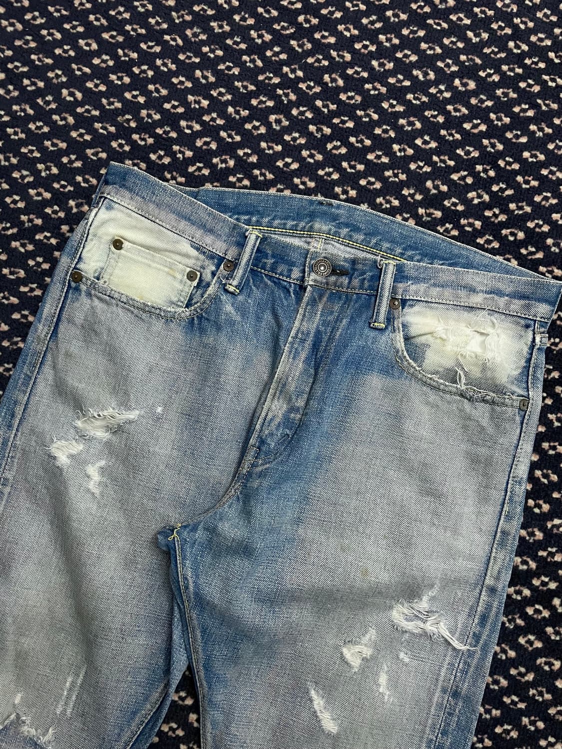 Fullcount Destroyed Selvedge Denim 상품이미지3