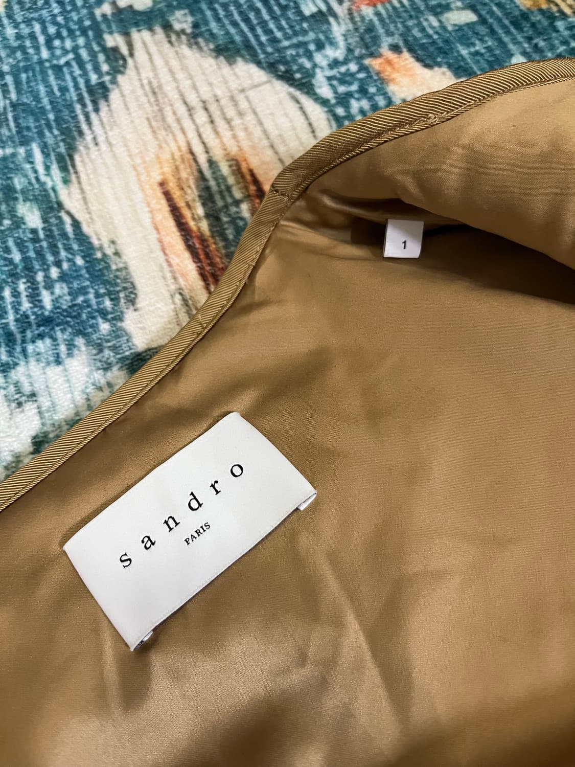 산드로 벨벳 퀼팅 패딩 상품이미지8