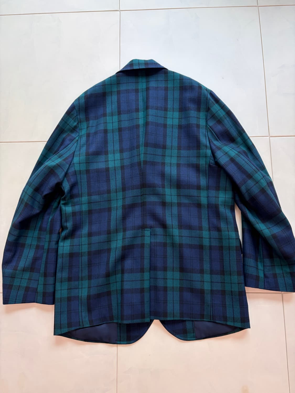 리넥츠 타탄 블랙와치 블레이저 자켓 3(105) 상품이미지7