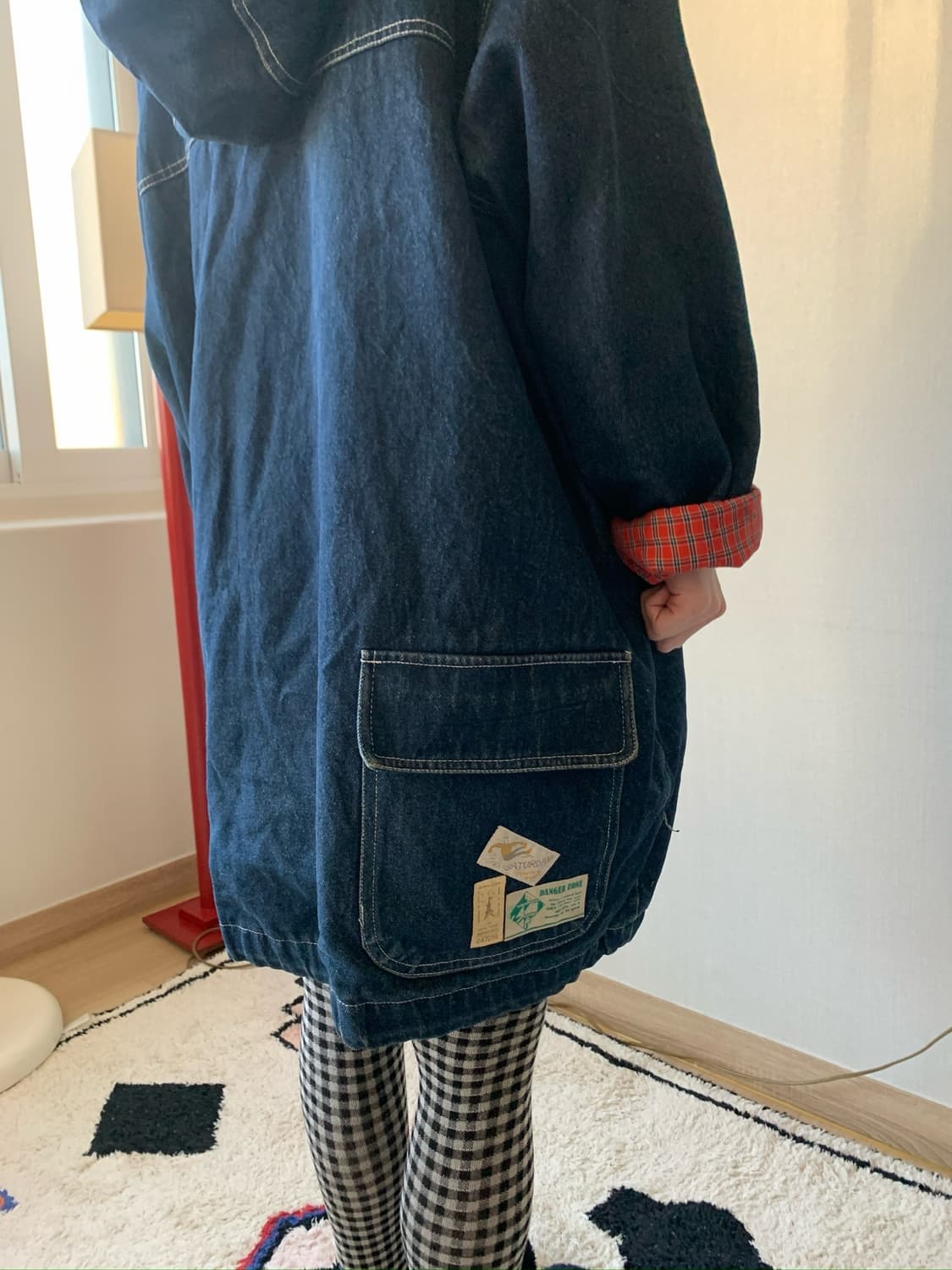 denim patchwork jacket 상품이미지4
