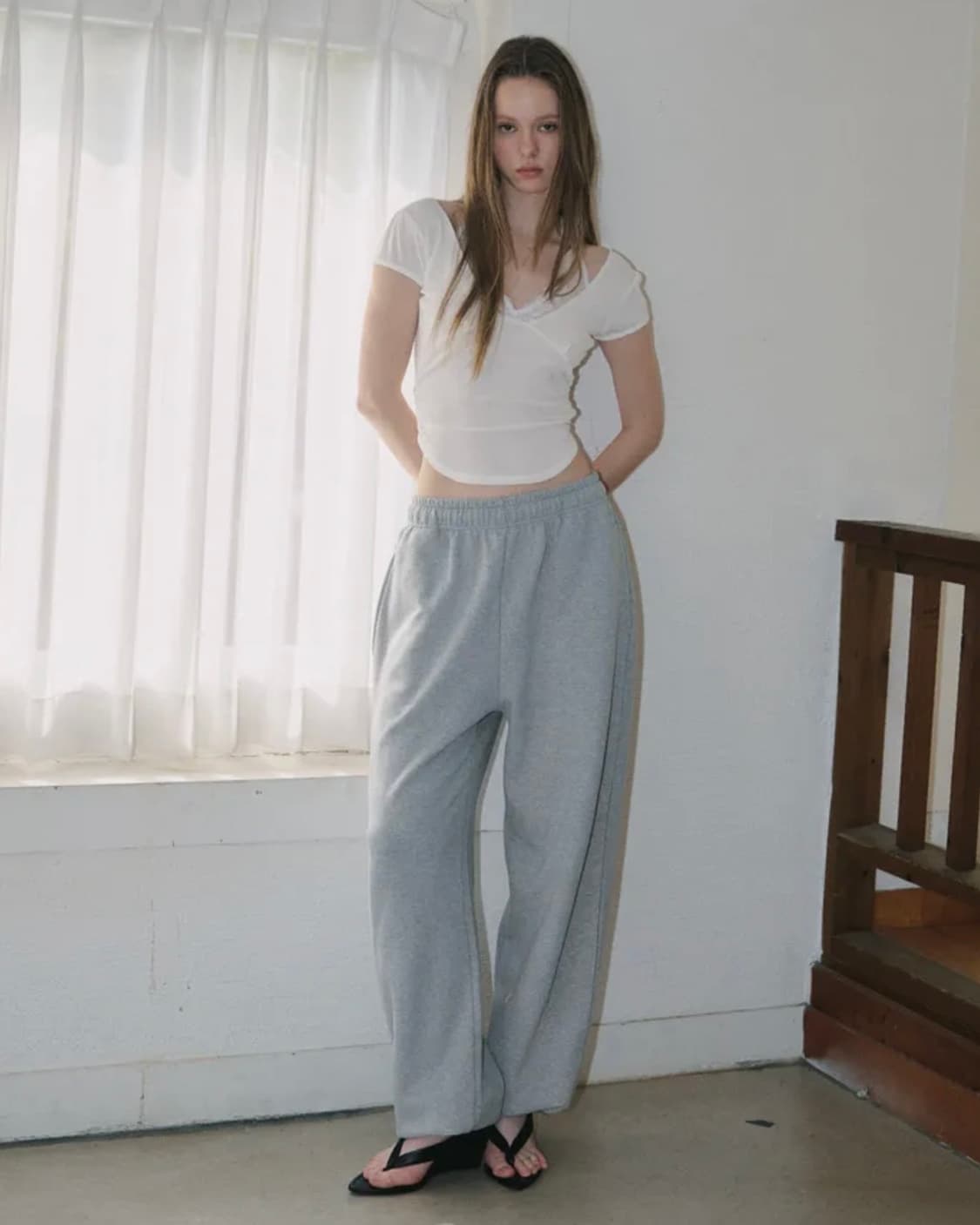 플노팔 퍼피 조거 Poppy Jogger (Melange Grey) 상품이미지2