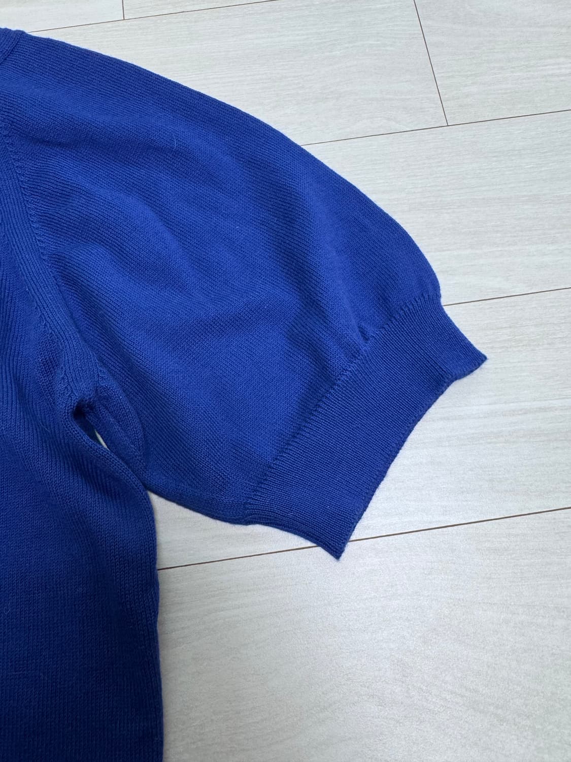 윌리엄로키 반팔 니트 블루 (택달린 새상품) 상품이미지7