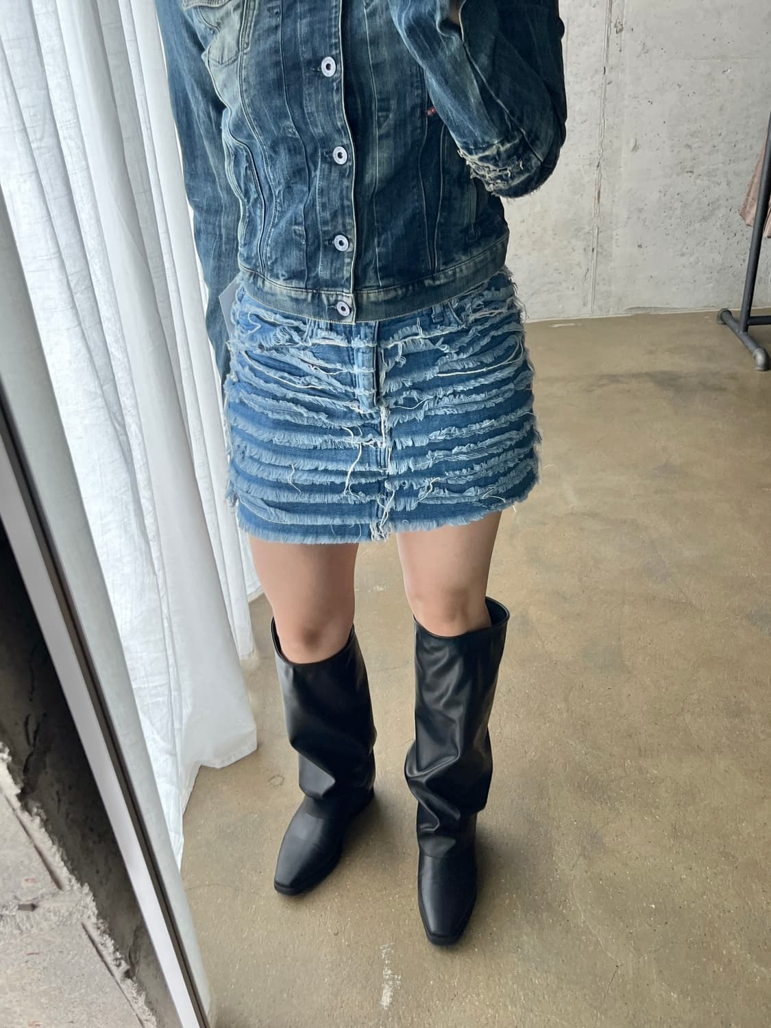 Levis 리바이스 디스트로이드 스커트 상품이미지5