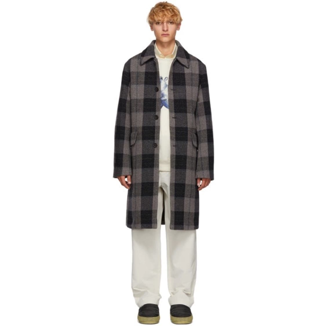 (52)아크네 스튜디오 체크 코트 상품이미지2