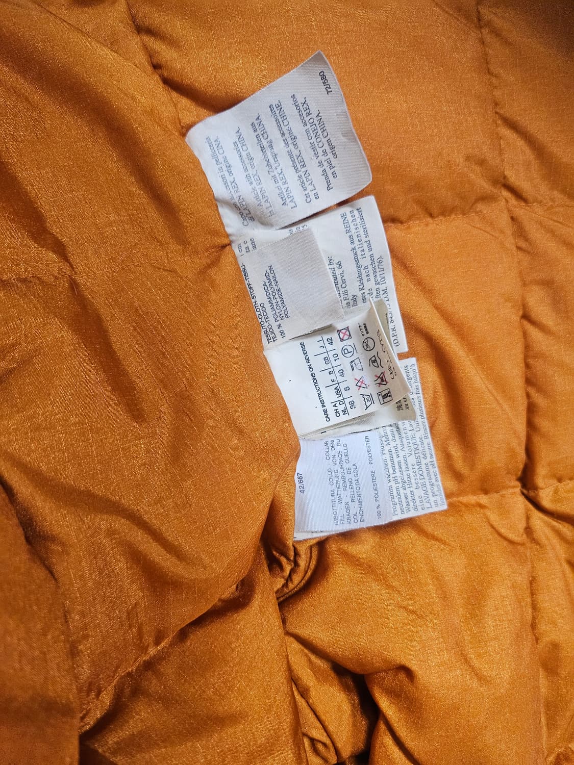 정품(55-66)막스마라 위켄드 벨티드 트리밍 구스 자켓 상품이미지5