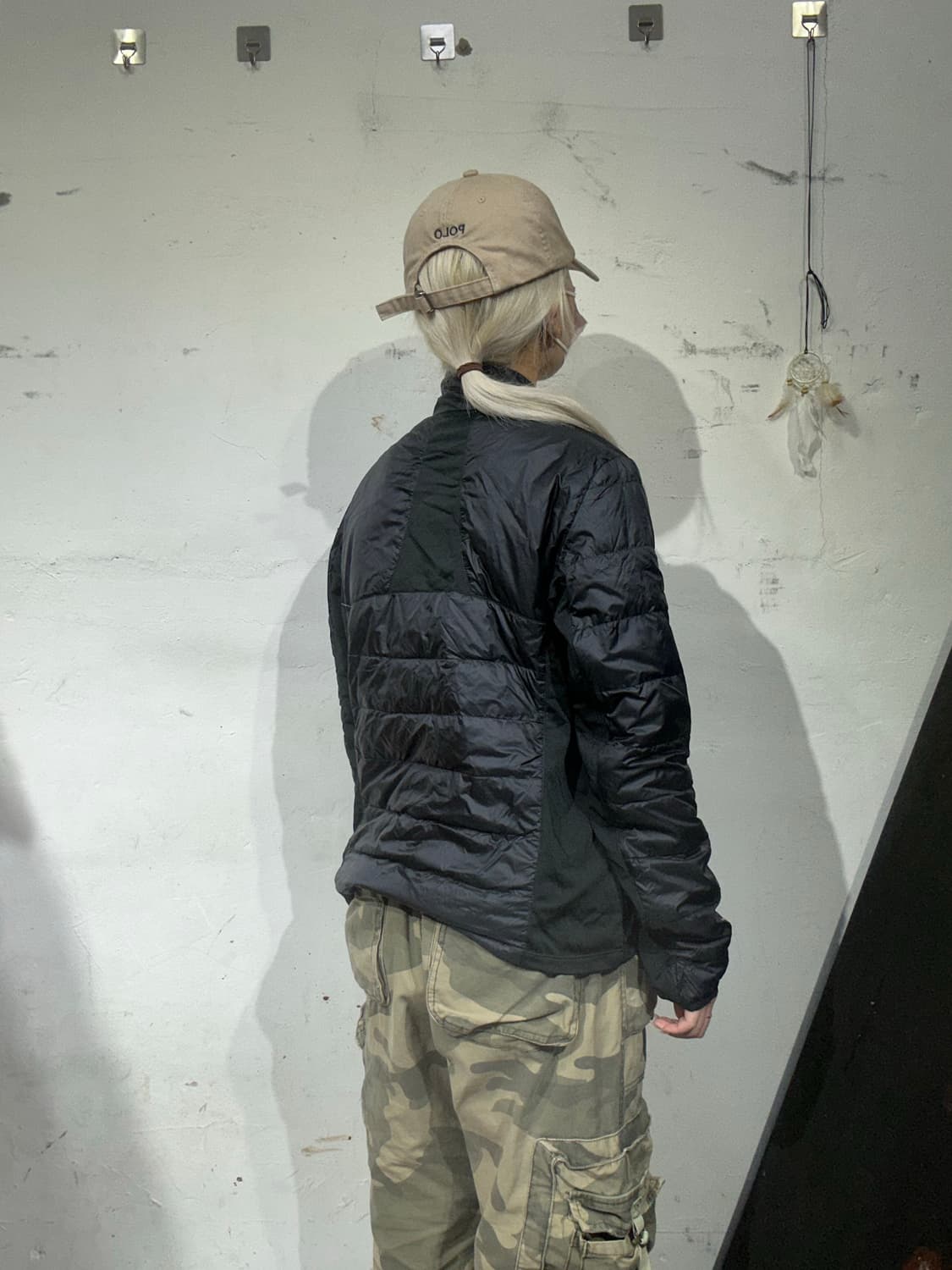 미즈노 블랙 경량 패딩 점퍼 L 상품이미지3