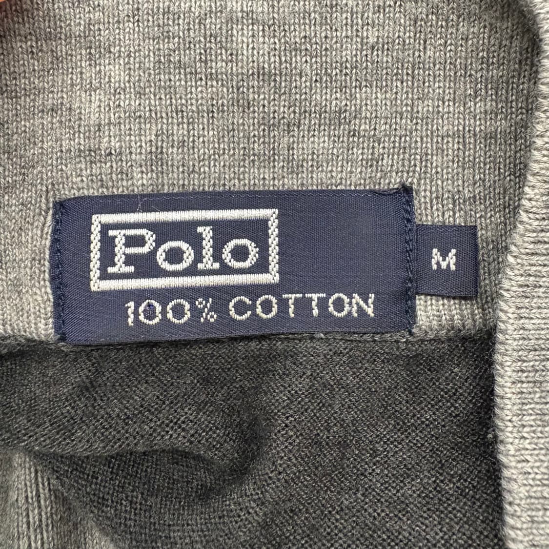 [정품/M] 폴로 랄프로렌 하프집업 니트 차콜 b18 상품이미지5