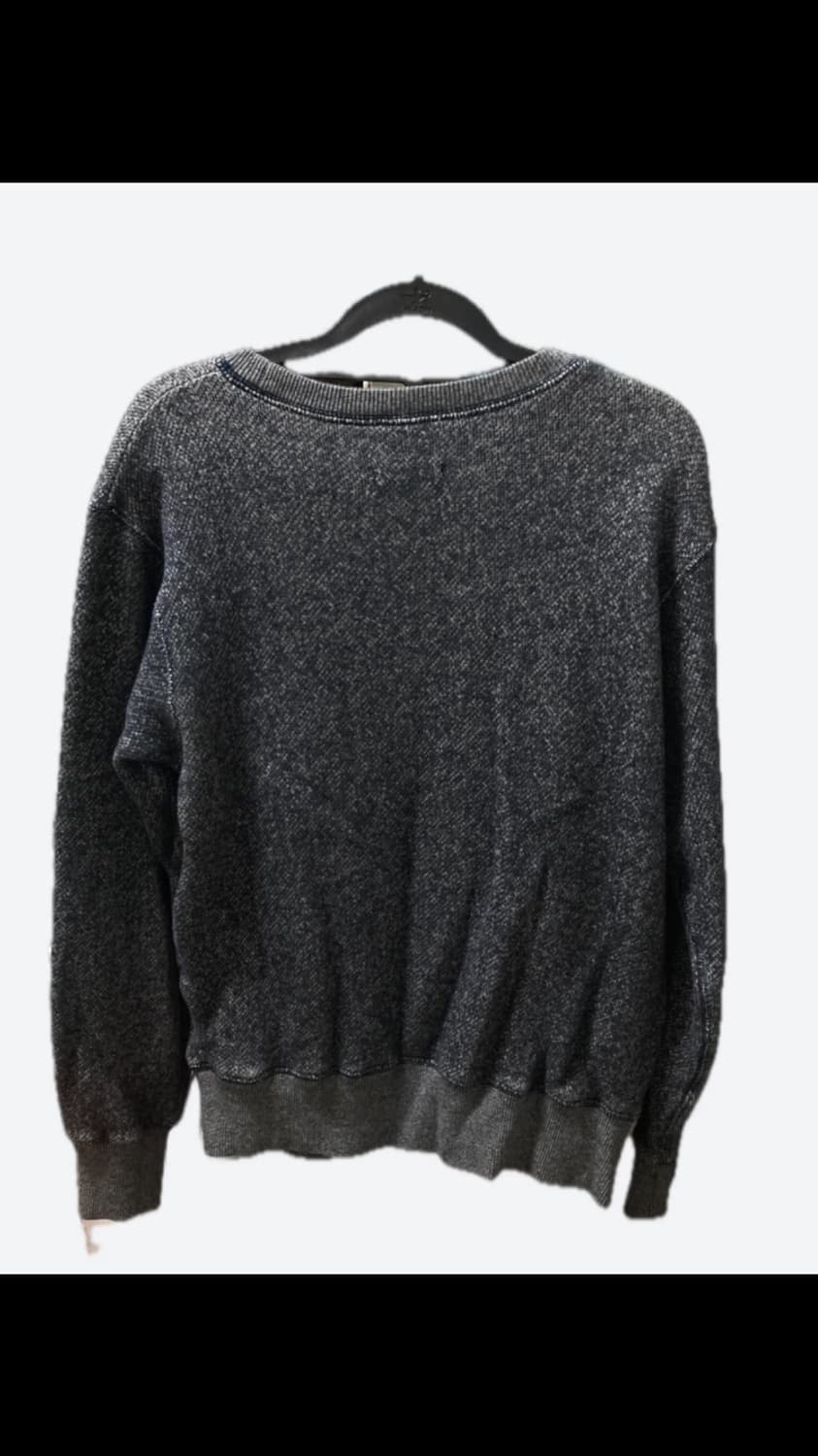 챔피온 빅로고 차콜 니트 맨투맨 상품이미지2