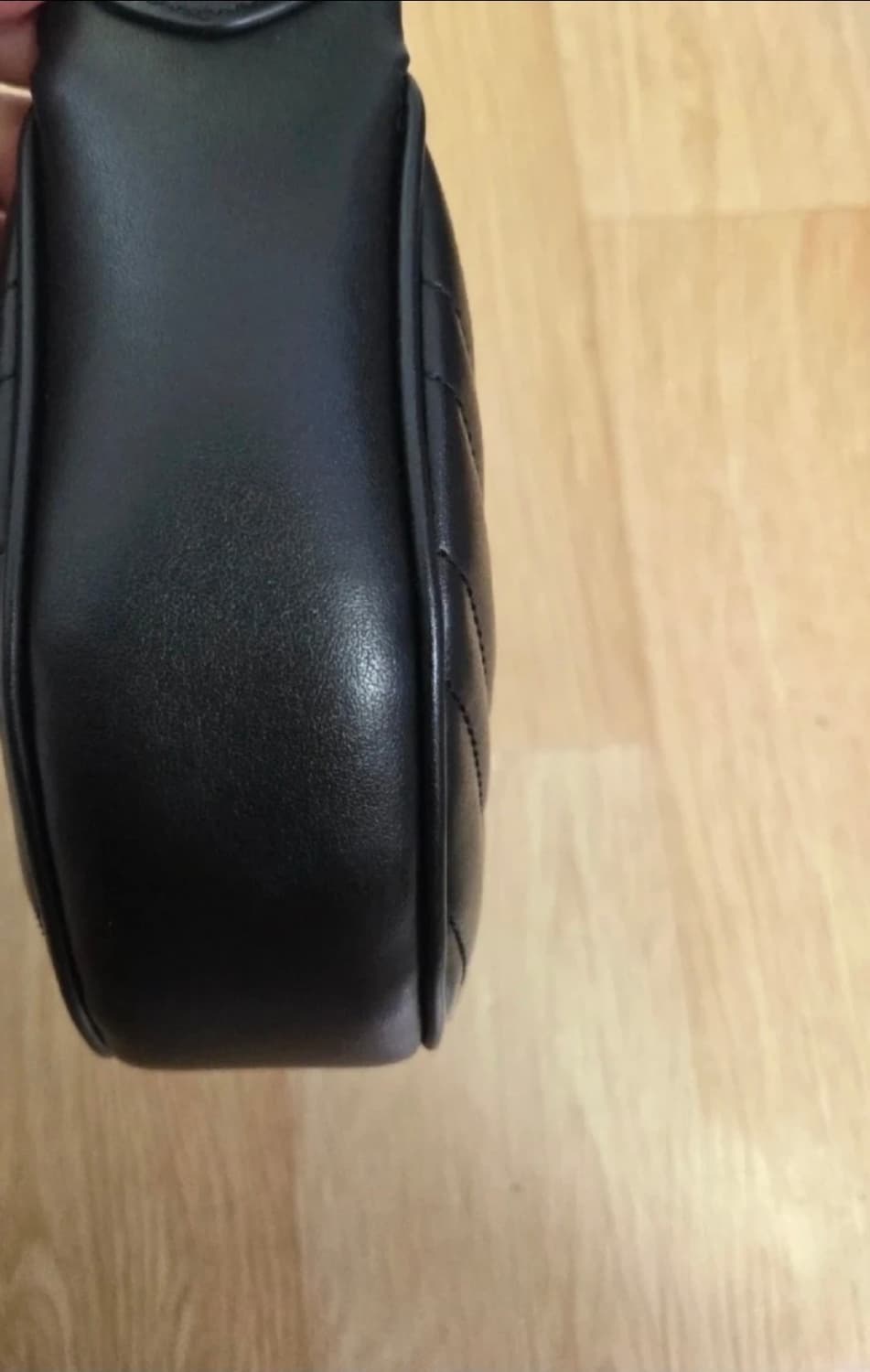 구찌 GG 마몽 하프문 미니 숄더백 블랙 상품이미지7