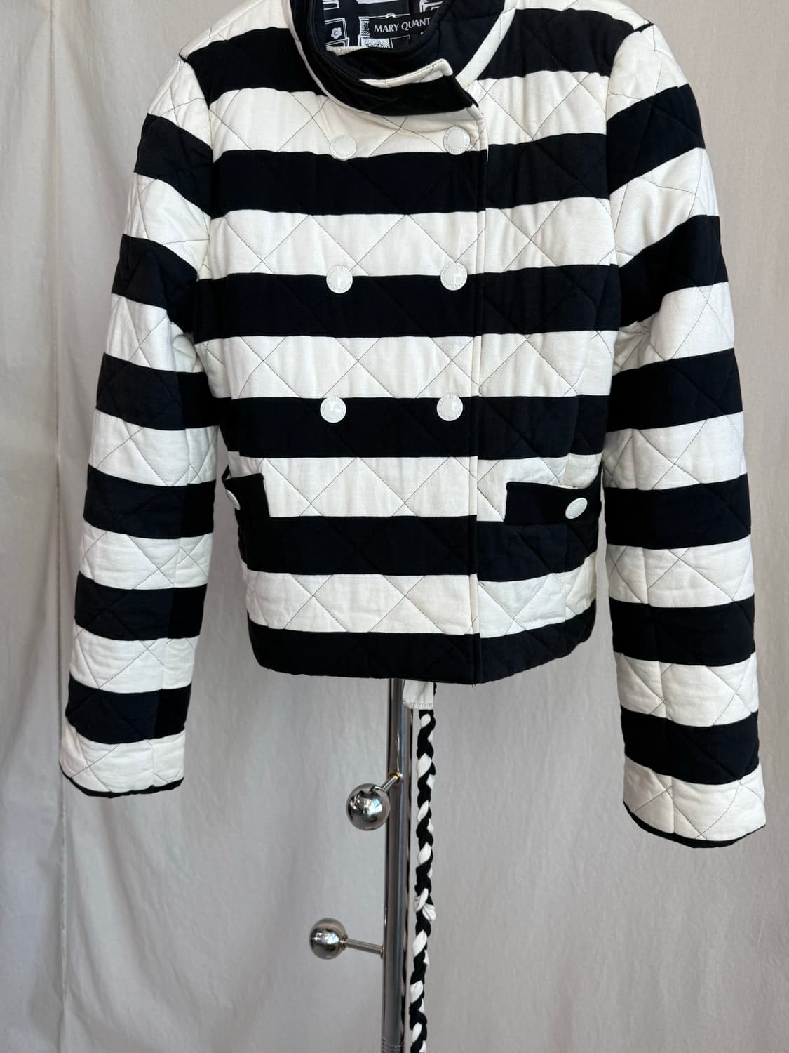 Mary Quant 스트라이프 퀼팅 자켓 상품이미지4