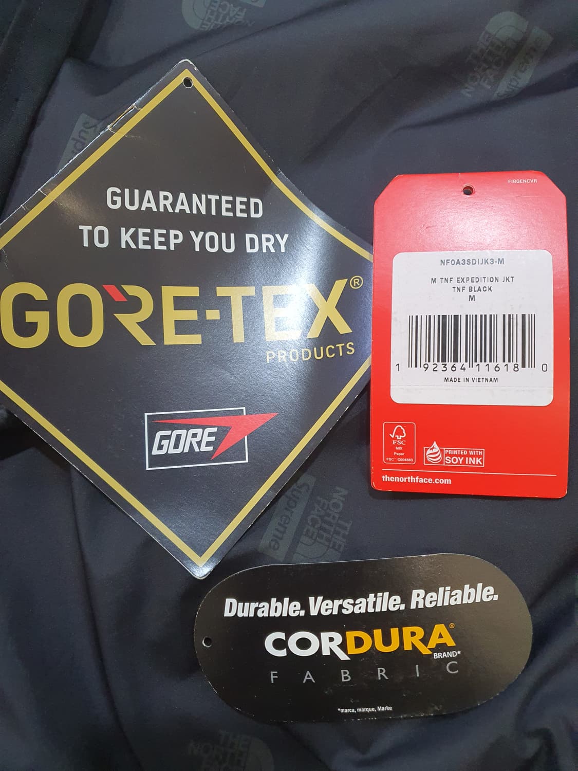 18fw 슈프림노스페이스 익스페디션 자켓 블랙 상품이미지5