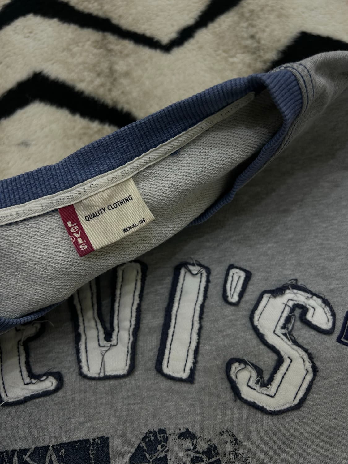 [XL]리바이스 스펠아웃 맨투맨/그레이 상품이미지5