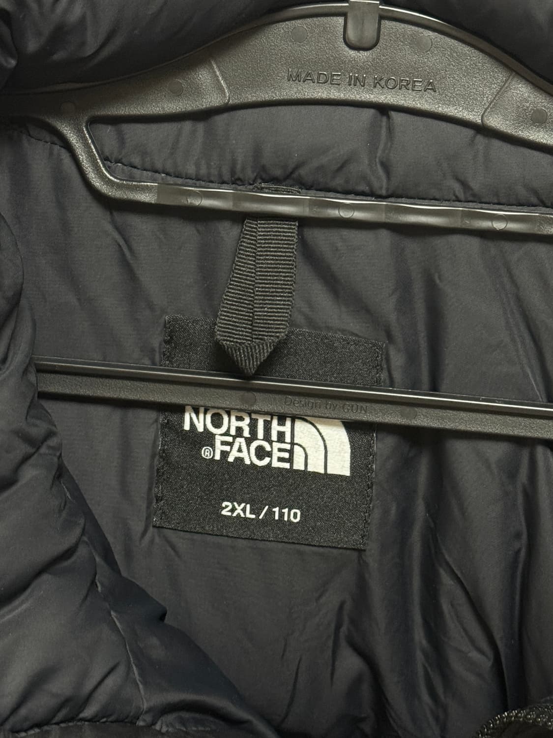 노스페이스 눕시 숏패딩 블랙 2XL 110 상품이미지3