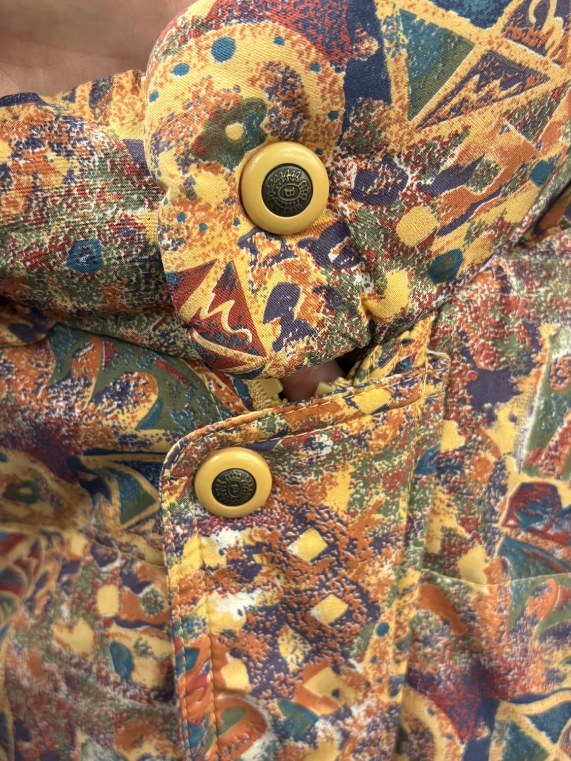 BRENNTANO 패딩 이탈리아 빈티지 남녀공용 패딩 주황색 상품이미지6