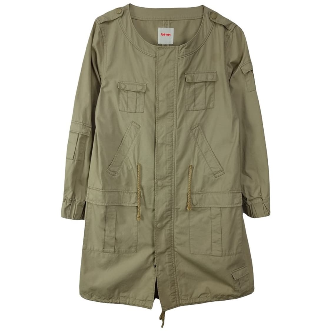 [네넷] 이세이미야케 카라리스 논카라 피시테일 파카 야상 P01504 상품이미지2