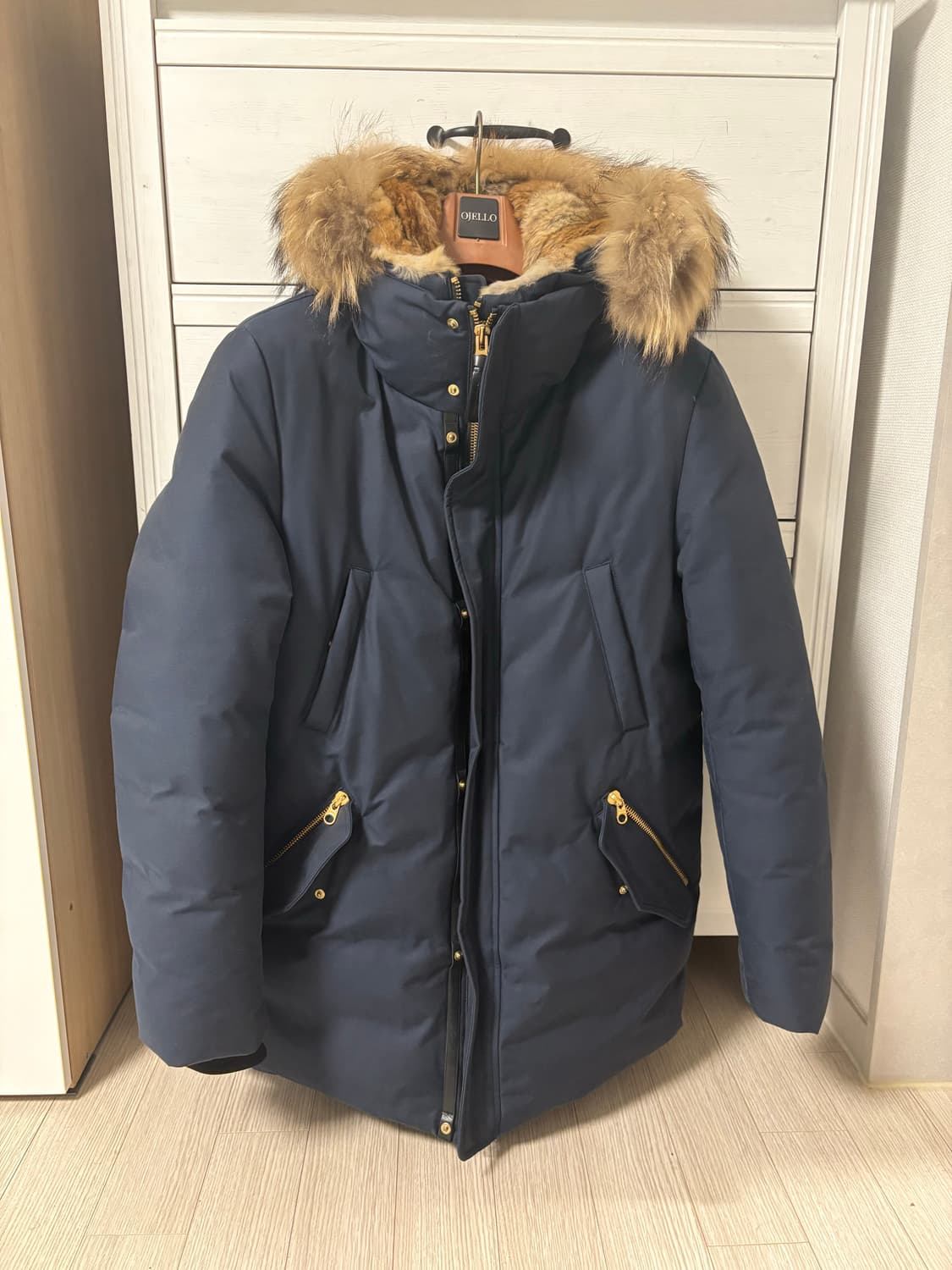 맥케이지 몬트리올 네이비 라쿤 패딩(40사이즈) 상품이미지1