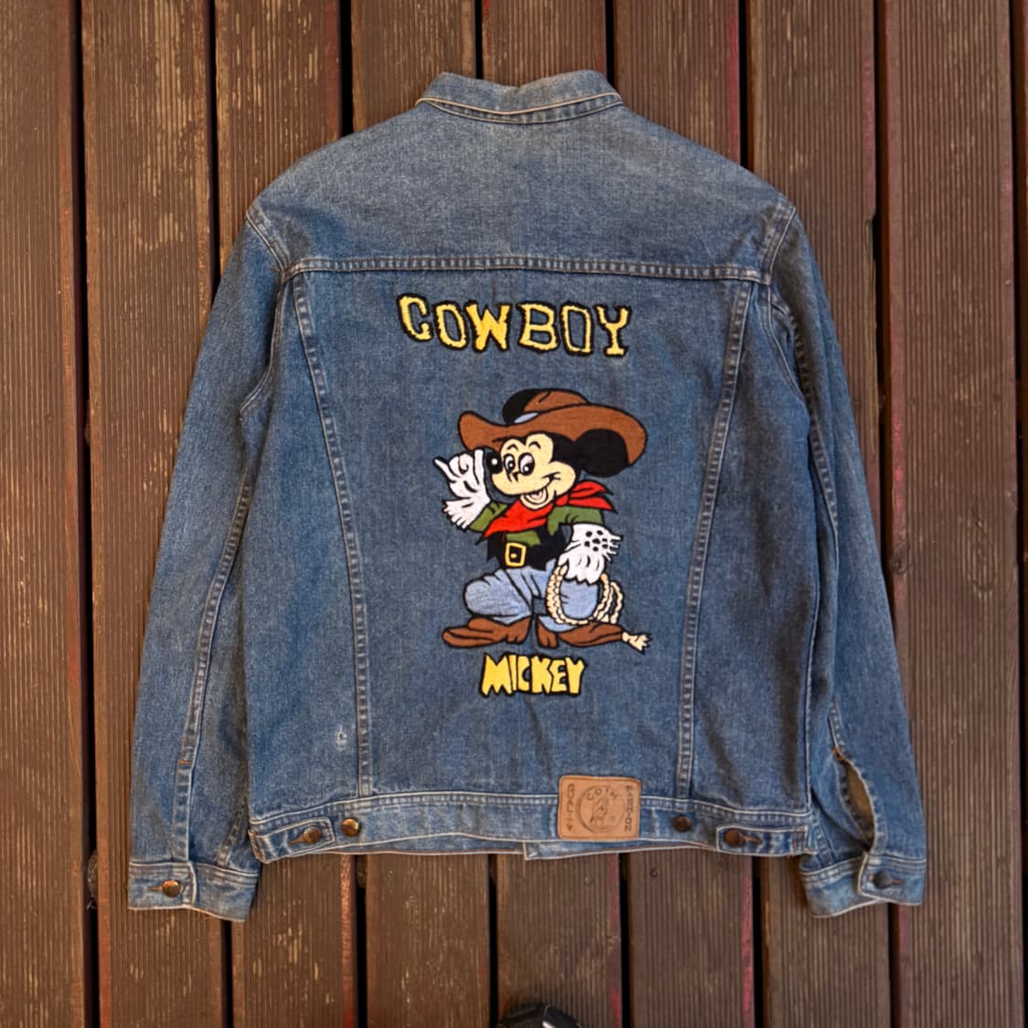 카우보이 미키 빈티지 데님자켓 상품이미지3