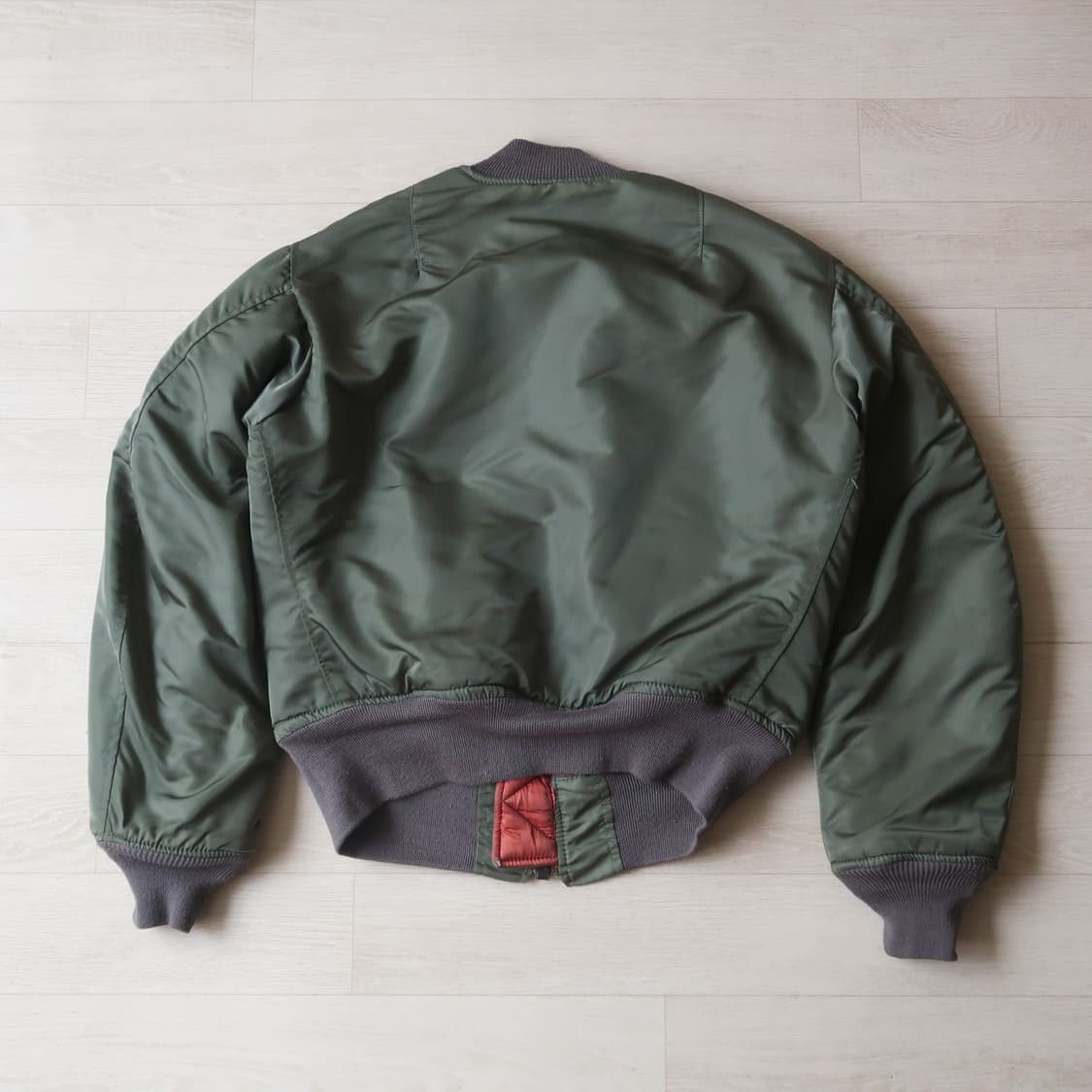 [Made in U.S.A] 빈티지 OG MA-1 울파일 자켓 상품이미지2