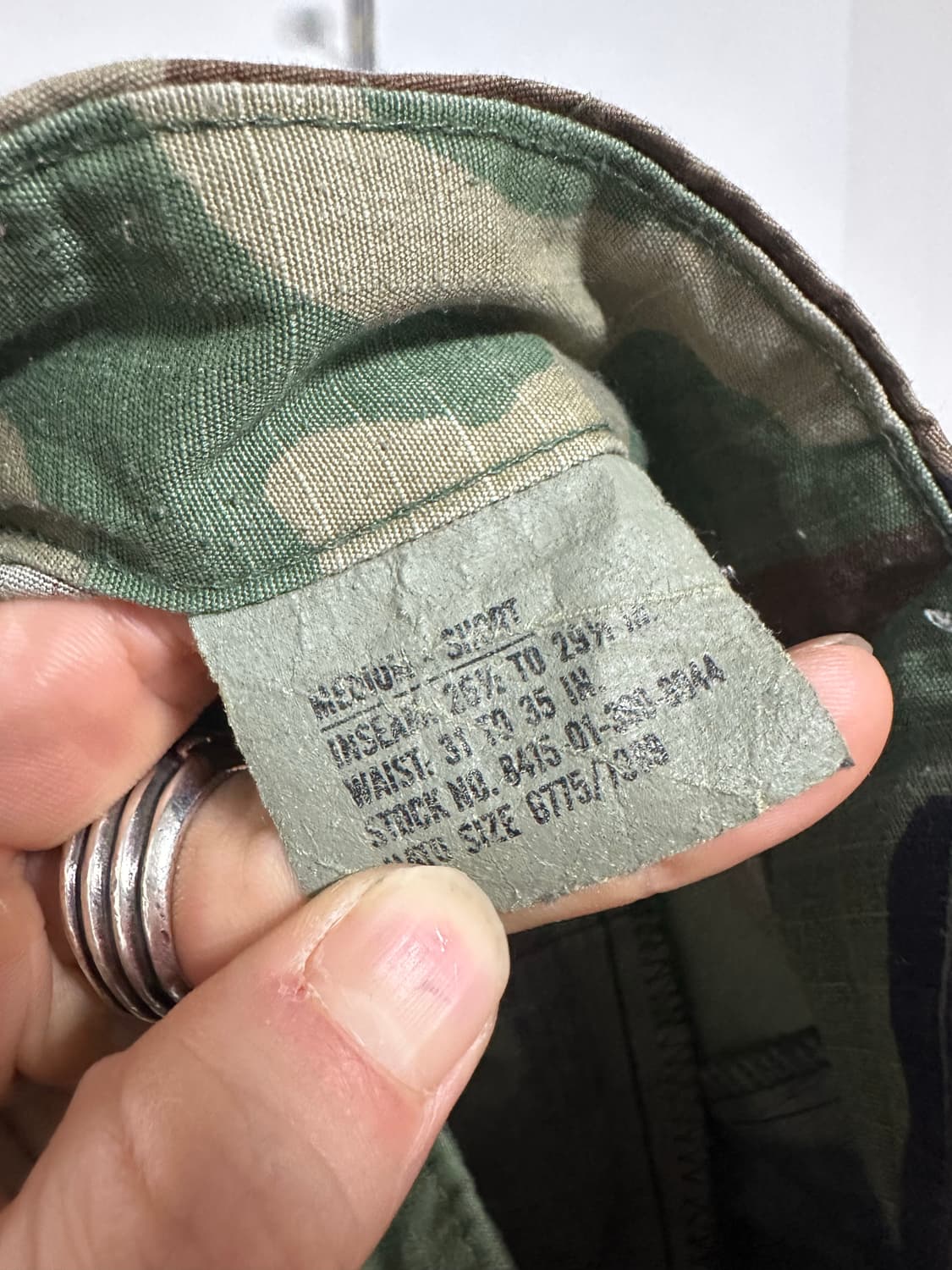 미군 BDU 우드랜드 팬츠 상품이미지3