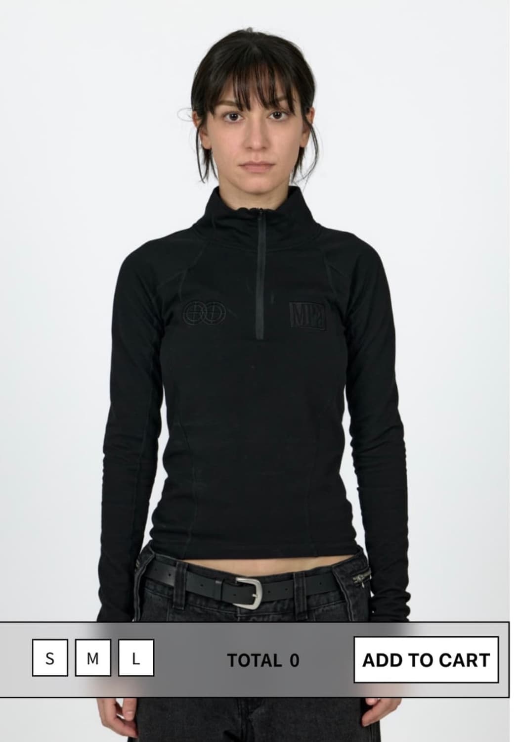 플라스틱 프로덕트 우먼 하프 집업 교환  상품이미지1