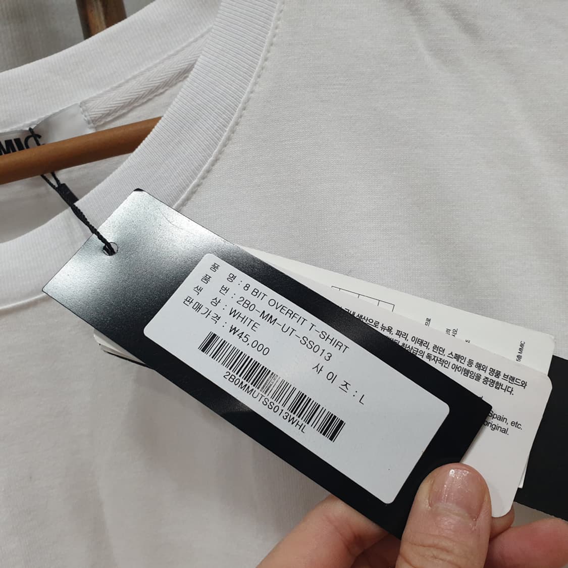 MMIC 오버핏 반팔 티셔츠 105이상 상품이미지2