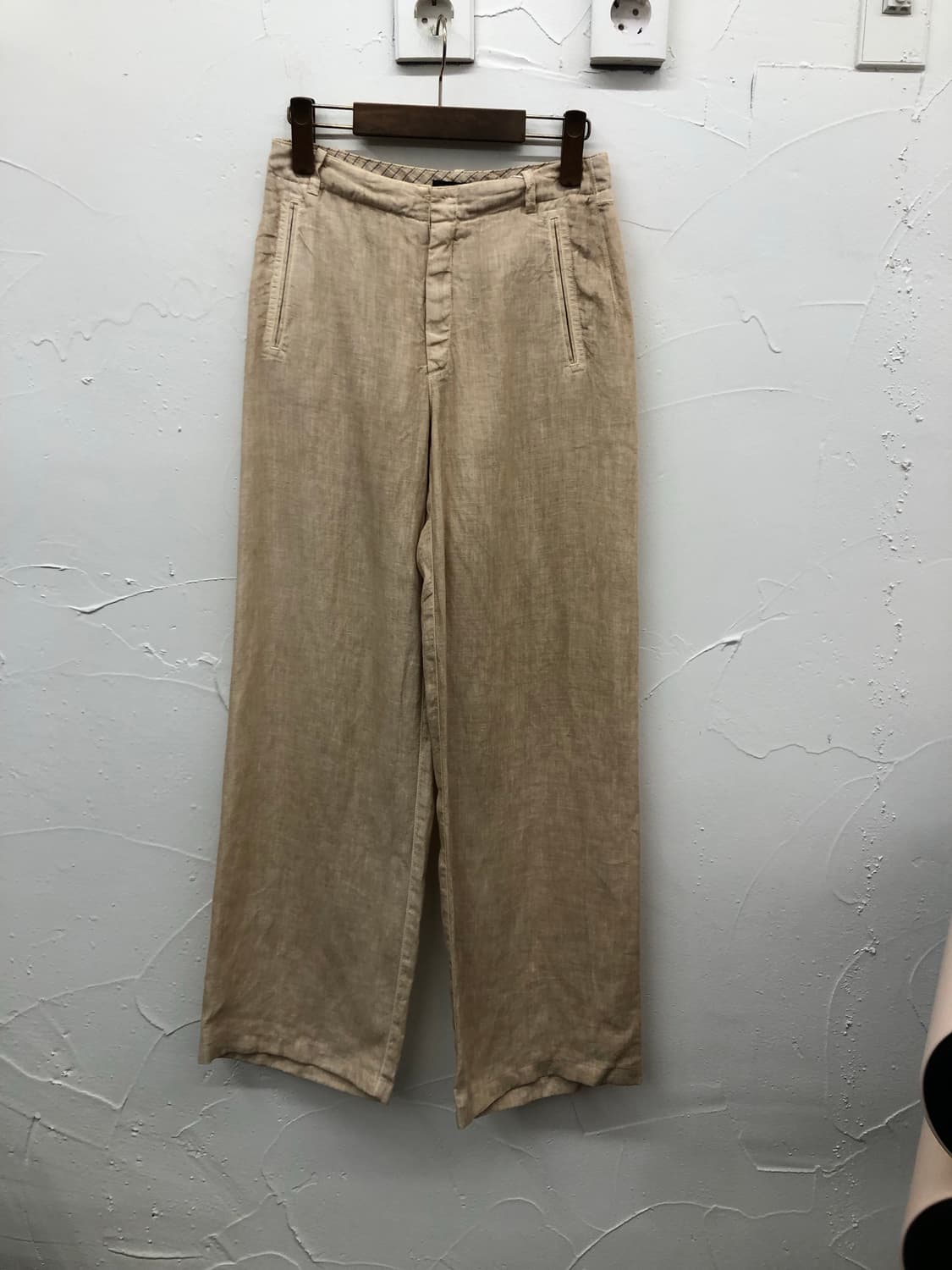 made in Italy 린넨 팬츠 상품이미지1