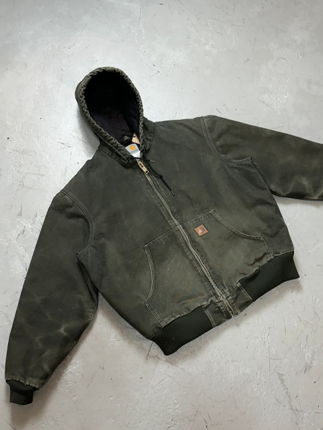 OG 칼하트 J130 액티브 자켓 칼하트 MOS 모스그린 상품이미지5