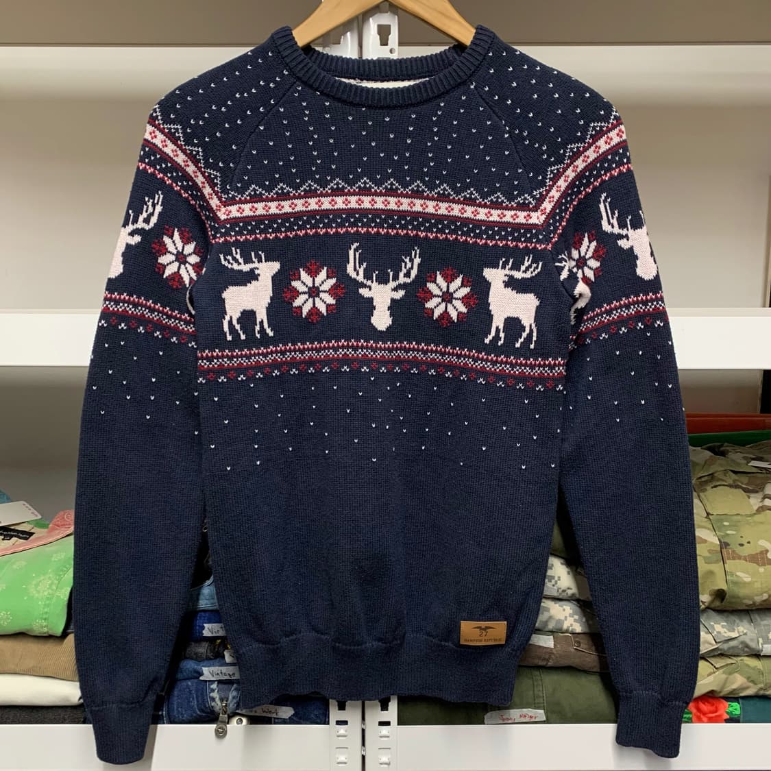 [S] 햄프턴 리퍼블릭 노르딕 패턴 니트 상품이미지2