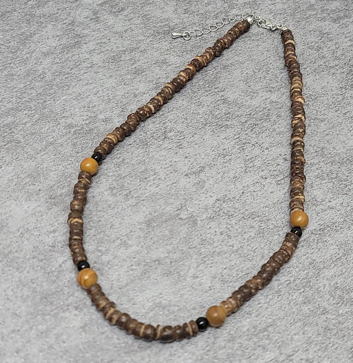 wood vintage necklace set 상품이미지3