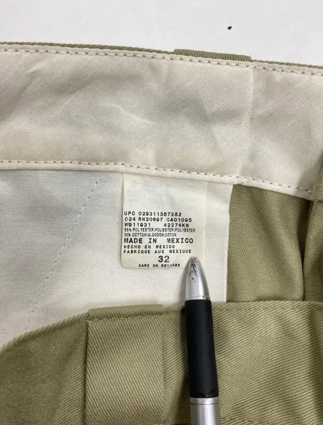 디키즈 DICKIES 루즈핏 베이지 워크 반바지 -32인치 상품이미지7