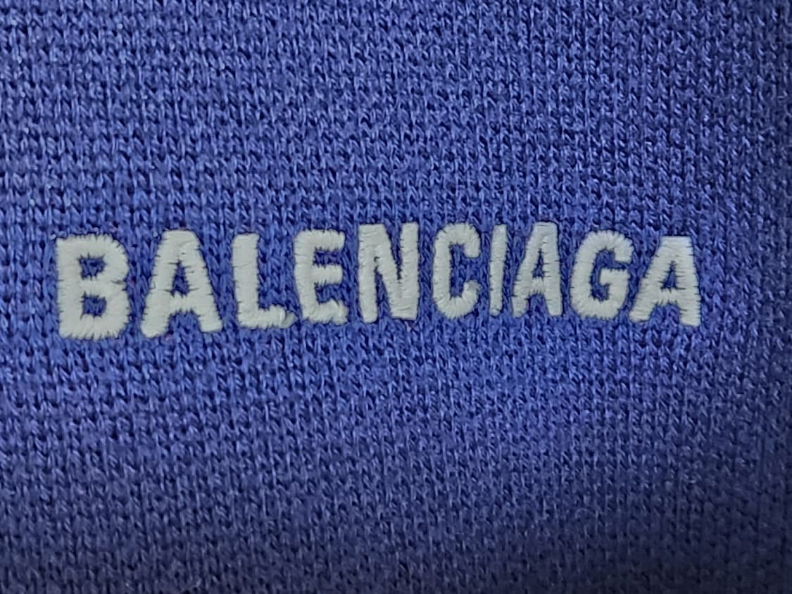 [S] 발렌시아가 블루 웨이브로고 울 니트 628743 T3176 상품이미지3