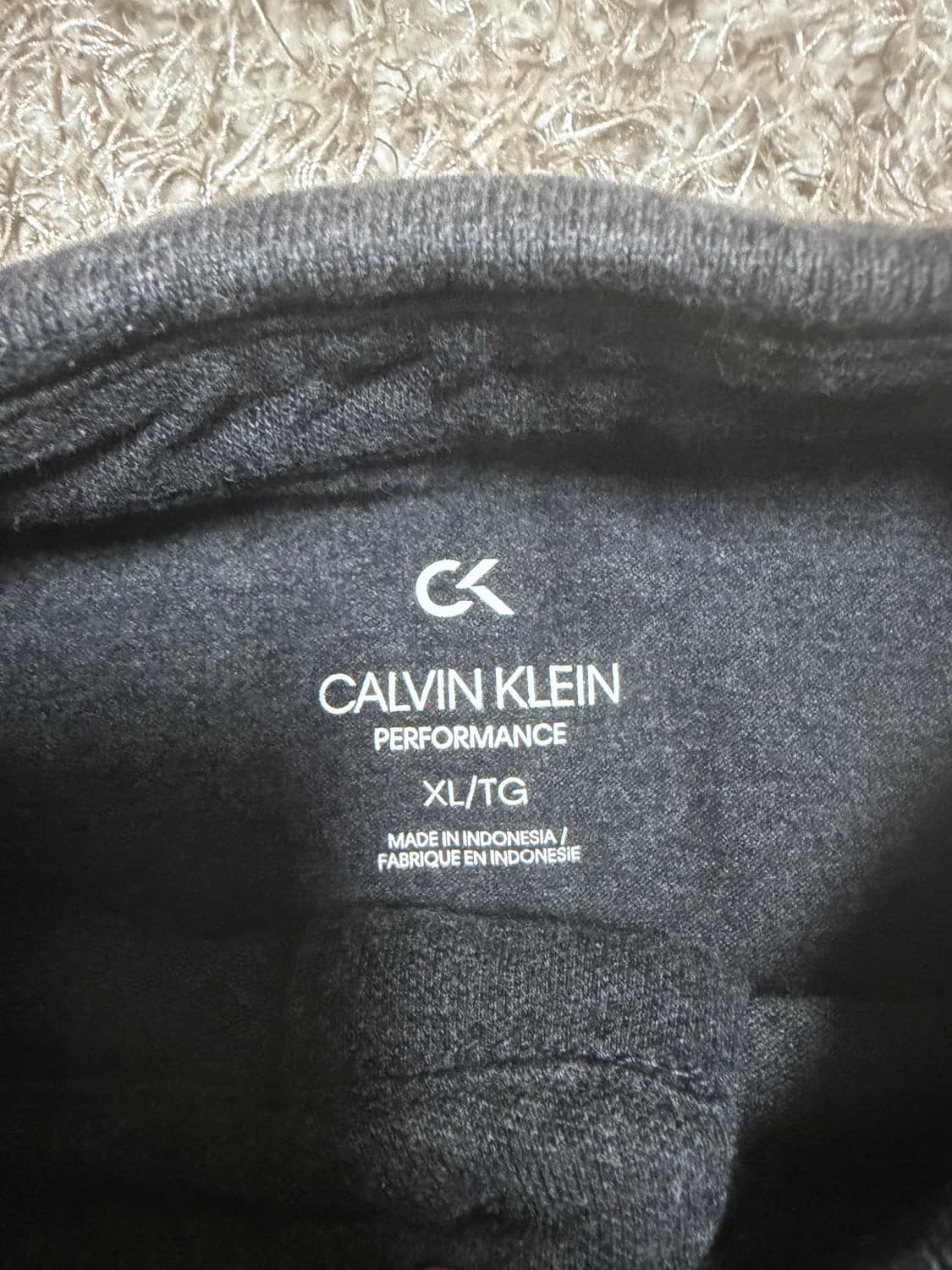 [XL] 캘빈클라인 반팔 카라티 그레이 상품이미지3