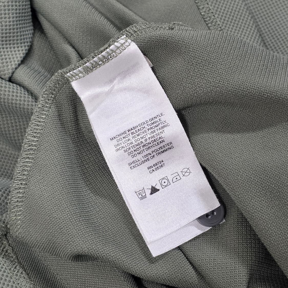 3XL 빅사이즈 컬럼비아 카키 메쉬 기능성 반팔 카라티 상품이미지4