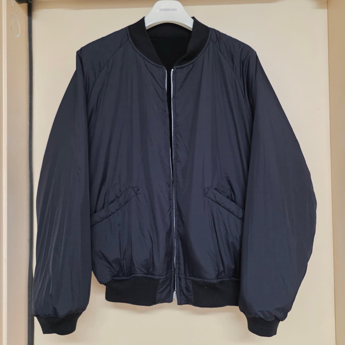 [6] 브라운야드 몰스킨 리버시블 블루종 블랙 샘플 상품이미지6