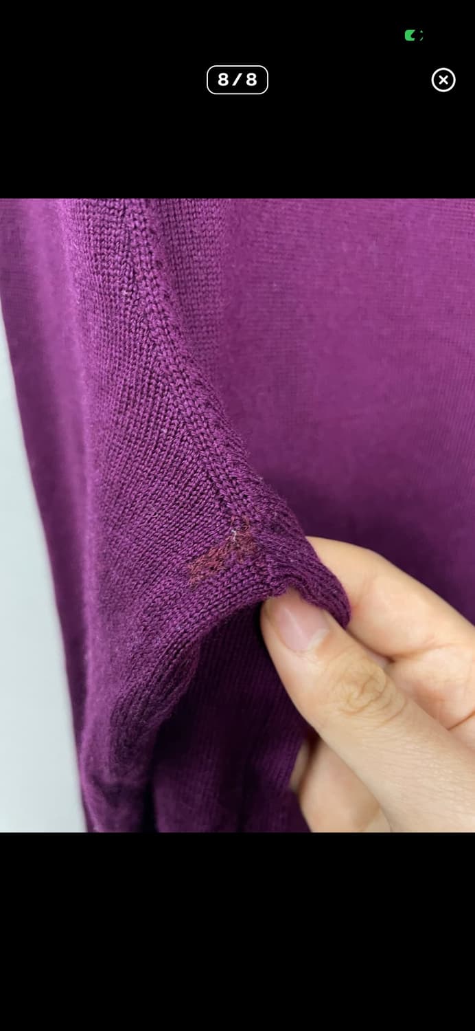 폴로랄프로렌 라운드넥 퍼플니트  A3512 상품이미지8