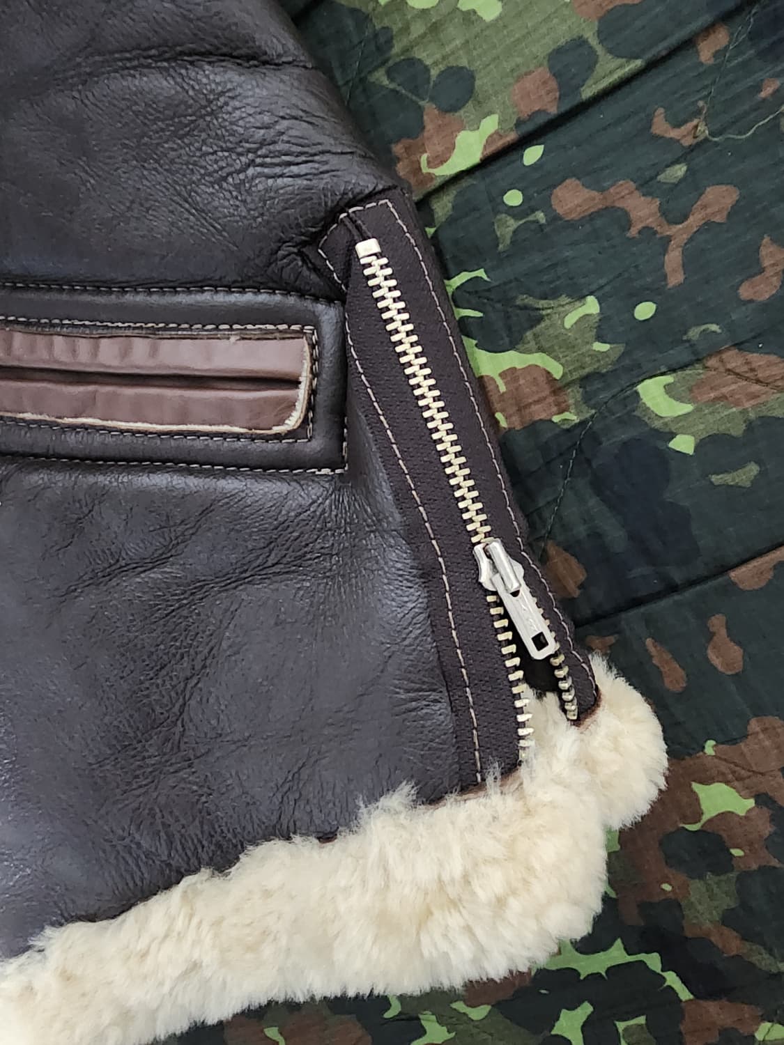 US SHEEPSKIN B-6 TYPE 무스탕 자켓 44 상품이미지3