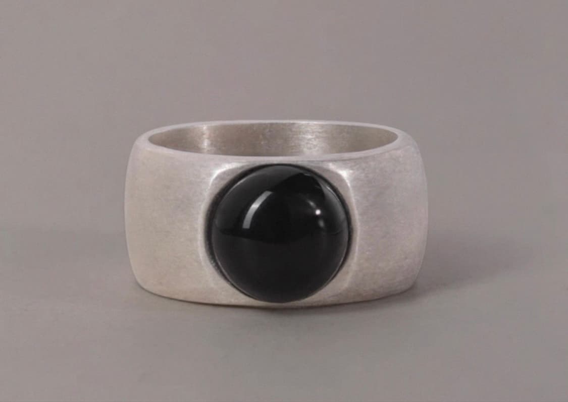 오닉스  925 실버링  상품이미지1