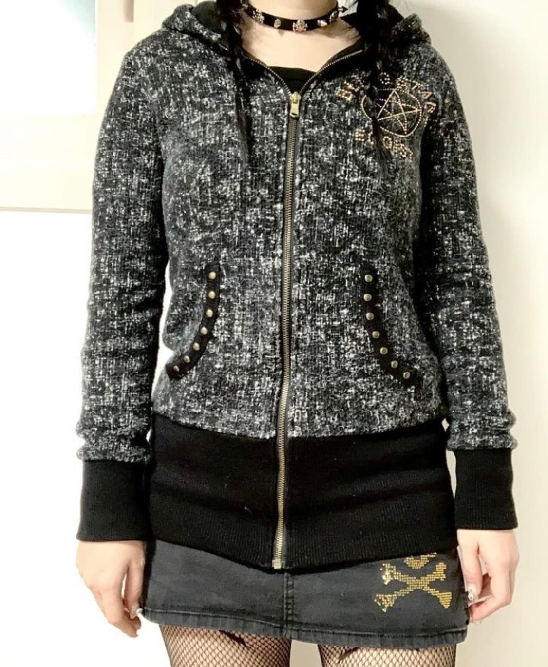 egoist punk long hood zipup 상품이미지3