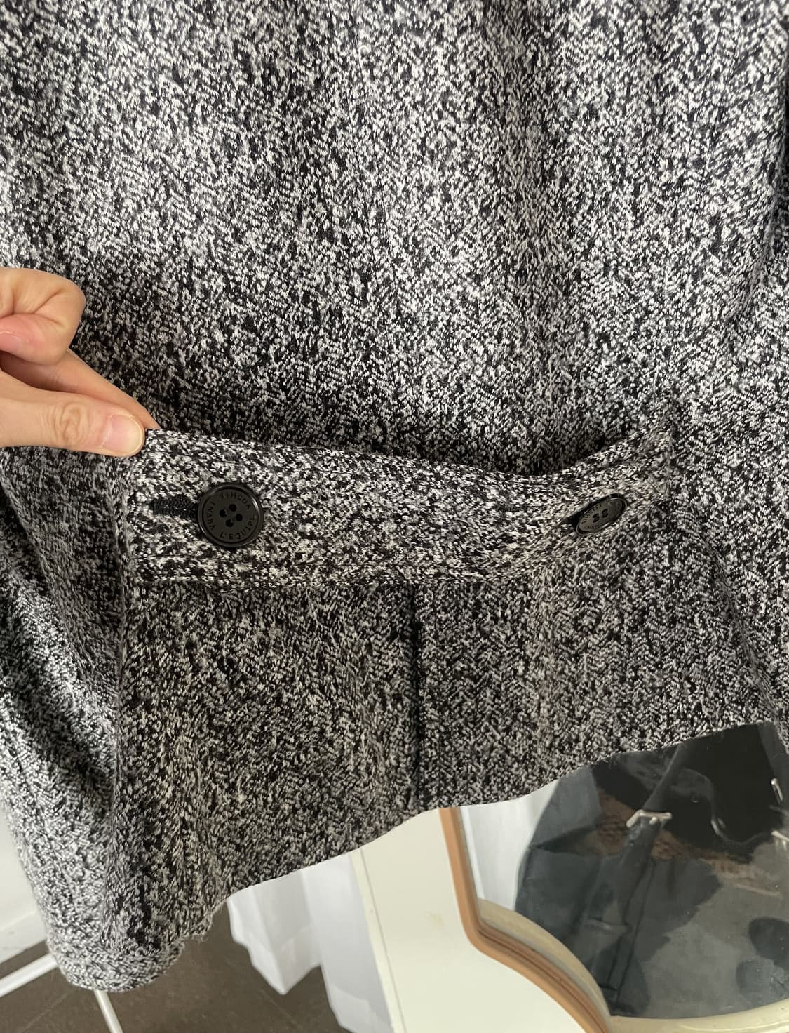 vintage pocket wool single jacket 상품이미지8